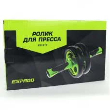 Ролик для пресса Espado двойной черно-зеленый